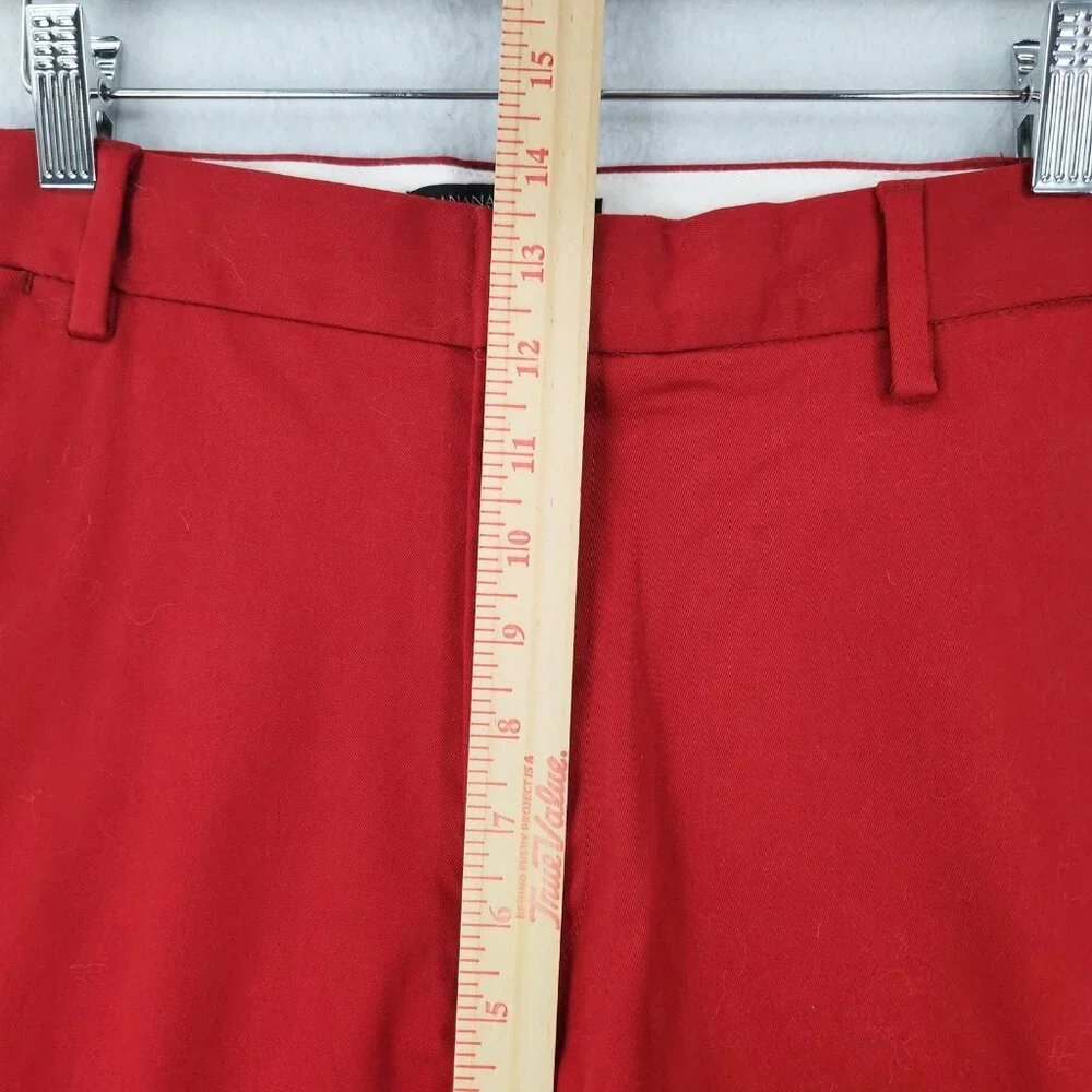 Banana Republic Pants Mens 40x32 Red Aiden Slim Fit Rapid Movement Chino NEW